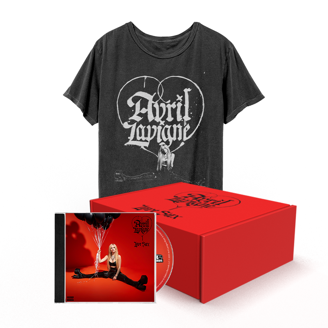 Love Sux T-Shirt + CD Box Set (L) | Warner Music Official Store